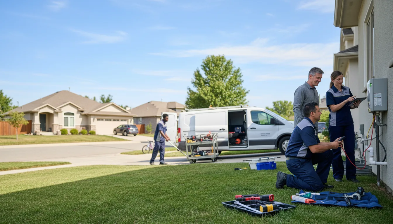 Tankless water heater service in Enning, SD
